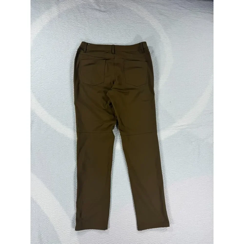 Lululemon Pants Mens 31x32 Brown Stretch Travel Golf Casual Performance Slim